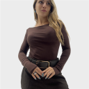 maglia basica elasticizzata boat